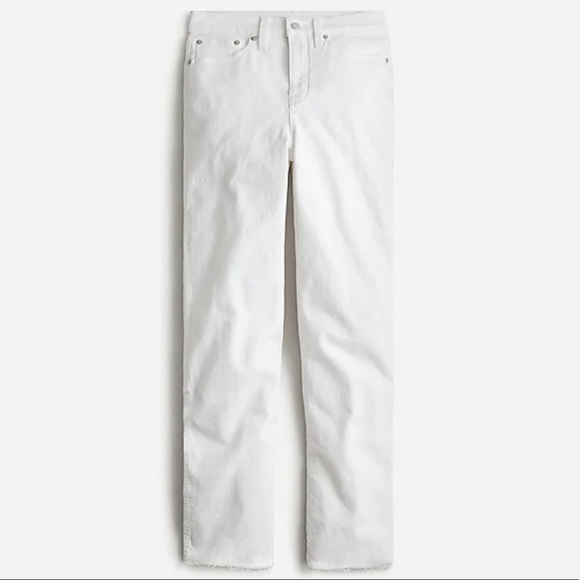 J crew high rise 90s classic straight jeans white - Picture 3 of 5